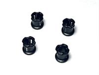 LEGO 10x Technic Bush Black 3713 6590 42798 6332148 NEW FREE P&P