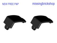 LEGO 2 x Technic Panels Curved 3 X 5 X 3 24116 Black