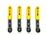 LEGO x4 Technic Shock Absorber 6.5L - Hard Spring - Yellow 731c04 NEW