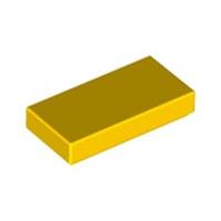 Lego Bricks 20x Bright Yellow 1x2 Tile Flat Thin Studless Plate 306924 3069 NEW