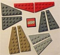 LEGO Wing PLATES Left & Right (Pack of 2 Plates) 3x6 3x8 4x8 Choose Colour