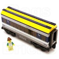 Lego Train City Passenger Seating Car Railway Carriage from 60197 NEW