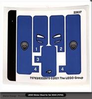 ⭐ LEGO McLaren Elva Set 30343 - JUST THE STICKER SHEET NEW