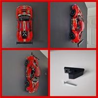 Lego Technic Ferrari 488 GTE 42125 Wall Display Mount Bracket Hook - Black