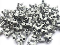 Lego Technic 32014 Axle & Pin Connector #6 - 90 degrees Light Bluish Grey NEW