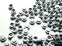 Lego 20x Plate, Round 1 x 1 Straight Side Metalic Silver 4073 34823 NEW