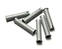 LEGO 6x Technic, Pin 3L without Friction Ridges w/ Stop 77765 Light Bluish Grey