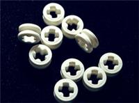 LEGO 10x Technic Bush 1/2 Smooth White 4265c 32123 NEW