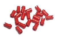 LEGO 20x Technic 1/2 (Half) Pin with Friction Ridges 89678 Red