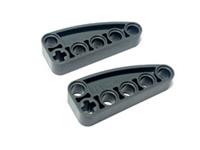 LEGO 2x Technic Liftarm Modified L-Shape Quarter Ellipse Thick 2 x 5 80286 DBG