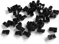 LEGO Plate Modified 1 x 2 with Pin Hole on Bottom 18677 28809 Black NEW