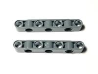 LEGO 2x Technic Liftarm Modified Perpendicular Holes Thick 1 x 7 2391 DBG NEW