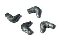 LEGO 4x Cattle Horn Short Flat Silver 64847 67258 NEW