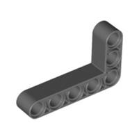 Lego Technic Bricks 20x Dark Stone Grey 3x5 Studless L Beam - 4210753 32526 NEW