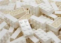 LEGO BRICKS 25 x WHITE 2x4 Pin - From New Sets Sent in a Clear Sealed Bag