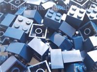 LEGO BRICKS 100 x DARK BLUE 2x2 Pin - From Brand New Sets In a Clear Sealed Bag