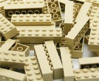 LEGO BRICKS 50 x TAN 2x6 Pin - From Brand New Sets Sent in a Clear Sealed Bag