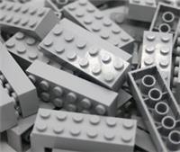 LEGO BRICKS 25 x GREY 2x6 Pin - From Brand New Sets Sent in a Clear Sealed Bag