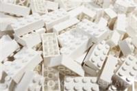 LEGO BRICKS 500 x WHITE 2x4 Pin Brand New Sent in a Clear Sealed Bag