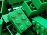 LEGO BRICKS 50 x GREEN 2x3 Pin From Brand New Sets Sent In a Sealed Bag