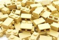 LEGO BRICKS 200 x TAN 2x1 Pin From Brand New Sets Sent In a Sealed Bag