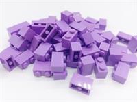 LEGO BRICKS 100 x MED LAVENDER 2x1 Pin From Brand New Sets Sent In a Sealed Bag