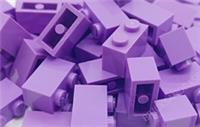 LEGO BRICKS 200 x MED LAVENDER 2x1 Pin From Brand New Sets Sent In a Sealed Bag