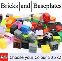 LEGO Bricks 2x2 - Part No. 3003 - Choose Colour - BRAND NEW - 50 Pieces