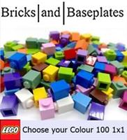 LEGO Bricks 1x1 - Part No. 3005 - Choose Colour - BRAND NEW - 100 Pieces