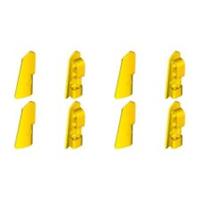 Lego Technic Bricks 8x Bright Yellow 2x5 Studless Panels - 43499 43500 - NEW