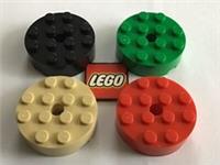 LEGO 4x4 Round BRICKS (Packs of 2 Bricks) Pick your Colour NEW Design 87081