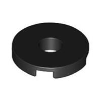 Lego Bricks Parts 20x Black 2x2 Round Studless Tile Hole Plate 6143850 15535 NEW