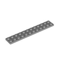 Lego Bricks 6x Medium Stone Grey 2x12 Plate Studded Tile Thin - 4211360 2445 NEW