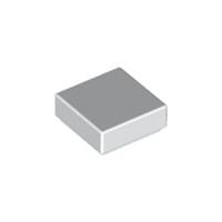 Lego Bricks Parts 100x White 1x1 Tile Flat Thin Studless Plate 307001 3070 NEW