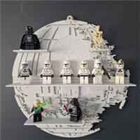 Star Wars Death Star Hanging Wall Display Shelf for Lego Star Wars Minifigures