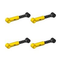 Lego Technic 4x Bright Yellow Shock Absorbers Extra Hard Suspension 89954 NEW