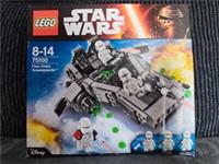 LEGO Star Wars 75100: First Order Snowspeeder - New & Sealed - Damaged Box