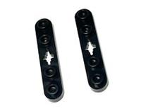 Lego Technic Plate *PACK OF 2* 1 x 5 Smooth Ends 4 Studs 32124 50029 Black NEW