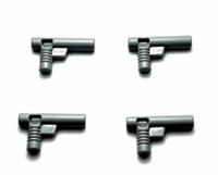 Lego 4x 60849 Minifigure Weapon Gun/ Hose Nosle Light Blusih Grey NEW