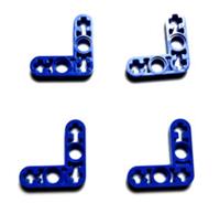 Lego Technic x4 Liftarm Bent Thin L-Shape 3 x 3 Blue 32056 59605 NEW
