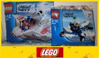 2 X LEGO Polybags 30012 30018 LEGO City Plane: Stocking Filler