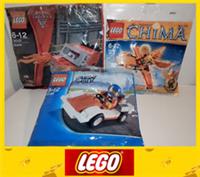 2 X LEGO Polybags 30121 30244 30150 City & Chima & Cars: Stocking Filler