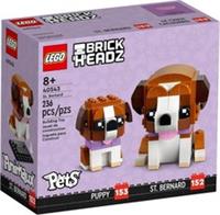 LEGO BrickHeadz 40543 St Bernard Dog and Puppy - Brand New & Factory Sealed