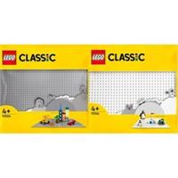 LEGO 11024 Classic Grey Baseplate, 48x48 Stud Building Base, Build and Display B