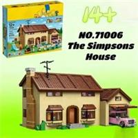 The Simpsons House 2523PCS Building Blocks Assembly Bricks with 6 Figures