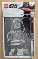 Lego 5005838 Star Wars Darth Vader Notebook with Lightsaber Gel Pen - NEW
