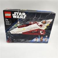 lego star wars 75333 obi-wan kenobi's jedi starfighter - new/sealed (damaged box