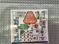 Lego Ninjago STICKER SHEET 3 ONLY for Lego set 71741 NINJAGO City Gardens