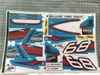 Lego Technic Model Race STICKER SHEET ONLY for Lego set 42077 Rally Car