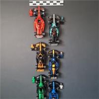 5/10x Wall Mount Hook for Lego Speed Champions F1 Formula 1 Cars - Wall Display